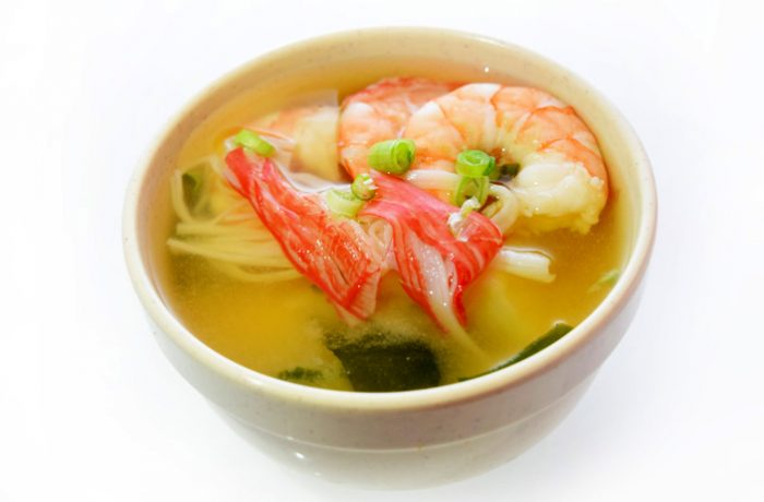 Soupe Miso aux fruits de mer