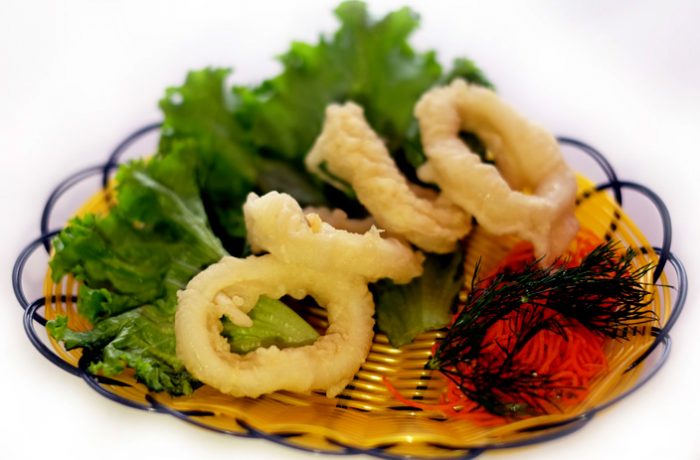 Calmar tempura