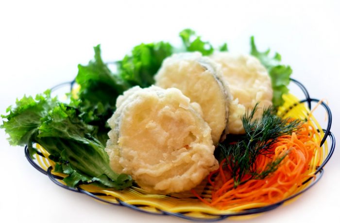 Courgette tempura